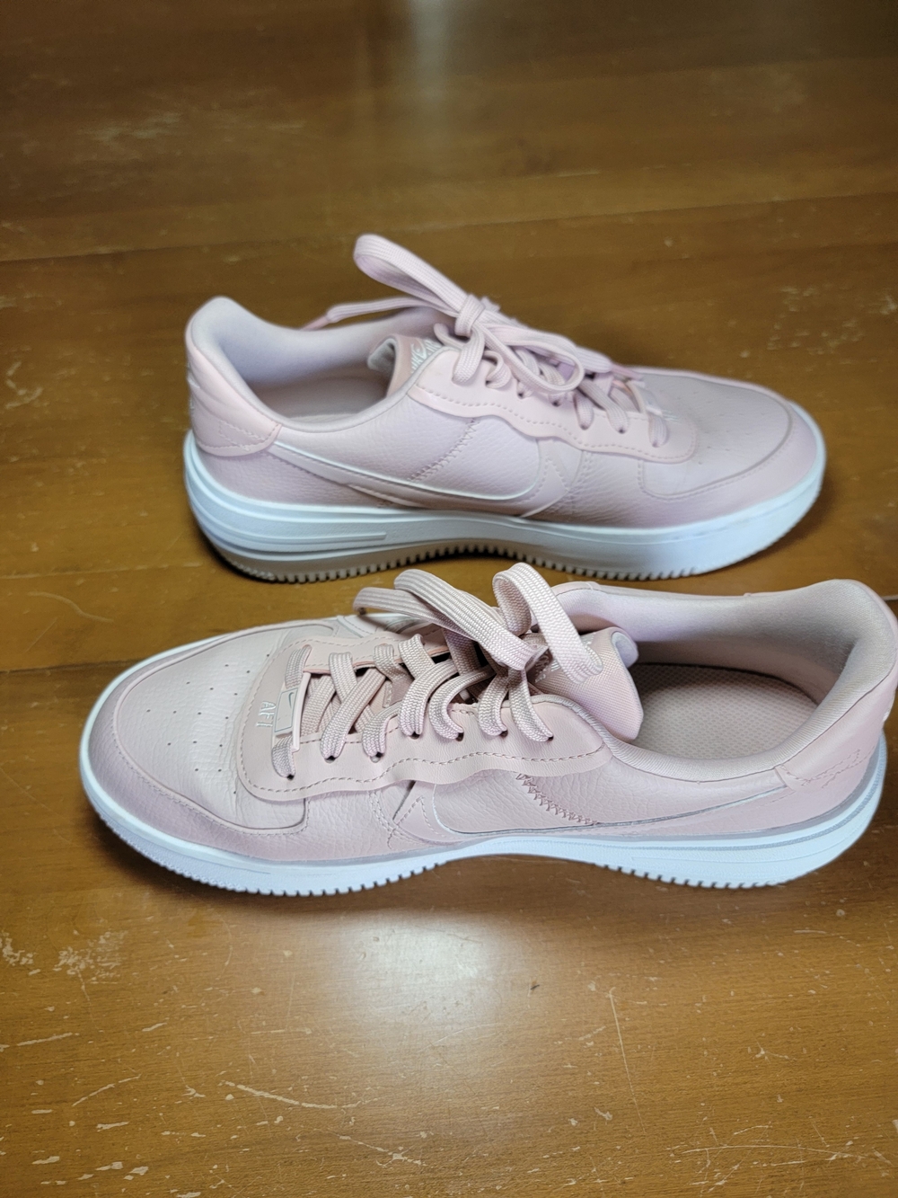 Nike Women's Air Force 1 Platform Pink Oxford Size 9